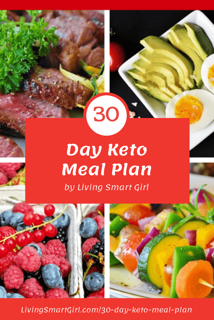 30 Day Keto Meal Plan for Weight Loss - Living Smart Granola