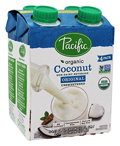 Pacific Foods - Organic Coconut Milk Unsweetened 8 oz. Original - 4 Pack