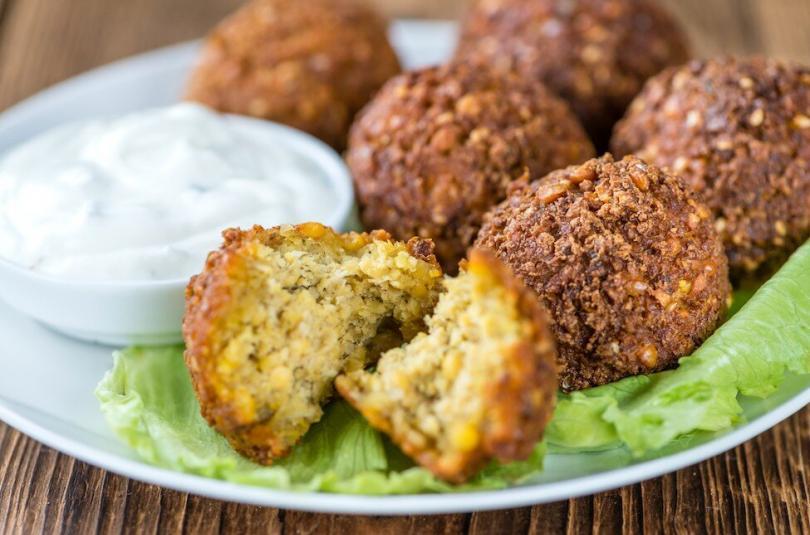 air fried falafel