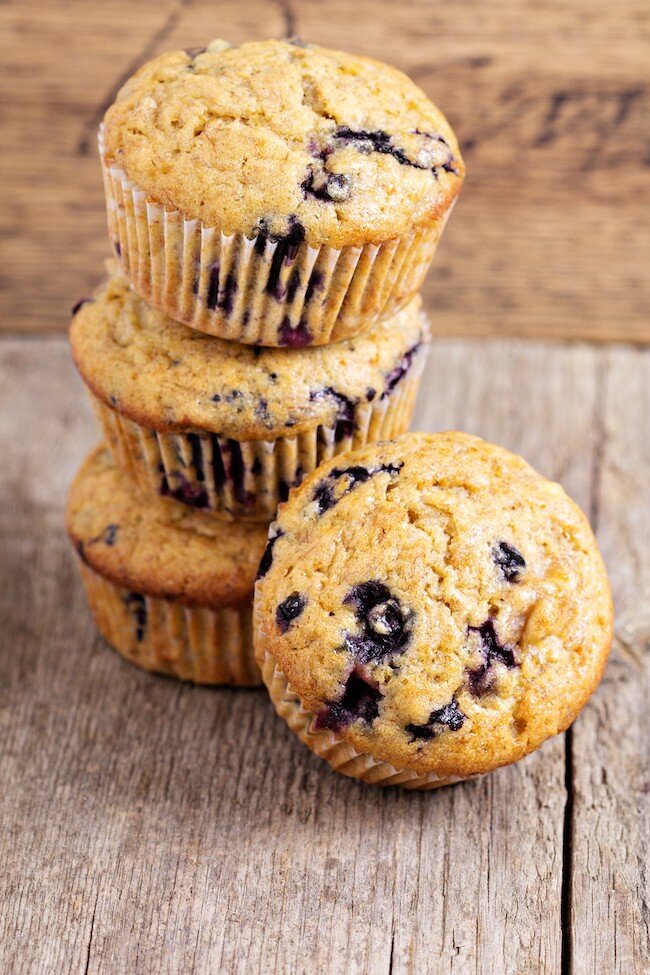 paleo blueberry muffins
