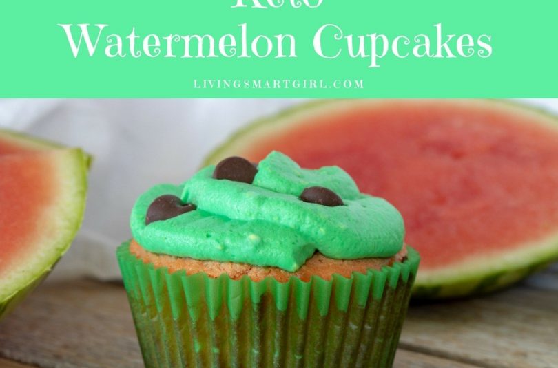 Keto Watermelon Cupcakes