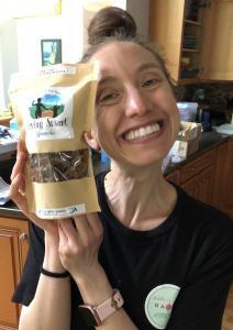 ro with 1st batch of granola