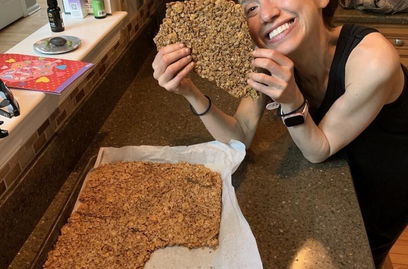 rochelle with her lovely home made granola