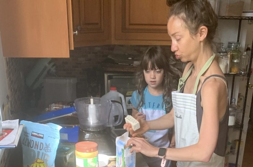 baking granola at home with your kids