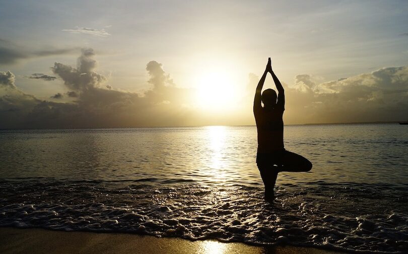 yoga and de-stressing